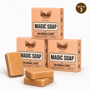Original Tan Removal Magic Soap | Proven Skin Whitening Formula | Pack of 3 | 100g X 3