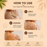 Original Tan Removal Magic Soap | Proven Skin Whitening Formula | Pack of 3 | 100g X 3