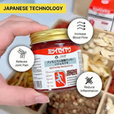 Japanese Herbal Pain Relief Balm | Fast Absorbing Cooling Massage Balm for Joint, Muscle, Back, Neck & Knee Pain | Menthol & Camphor Formula | Non-Greasy | 100g