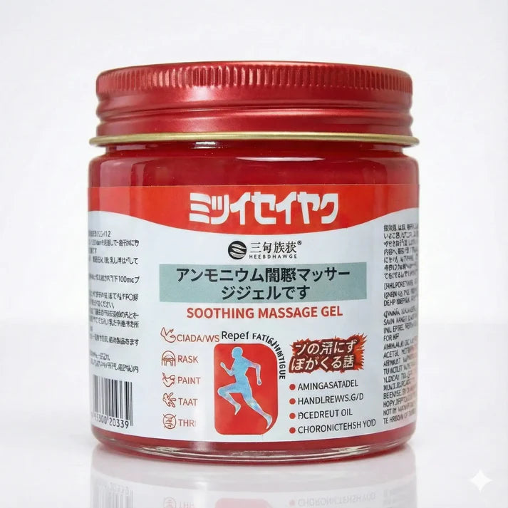Japanese Herbal Pain Relief Balm | Fast Absorbing Cooling Massage Balm for Joint, Muscle, Back, Neck & Knee Pain | Menthol & Camphor Formula | Non-Greasy | 100g